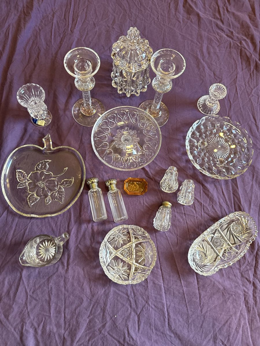 Lead Crystal and cut Glass