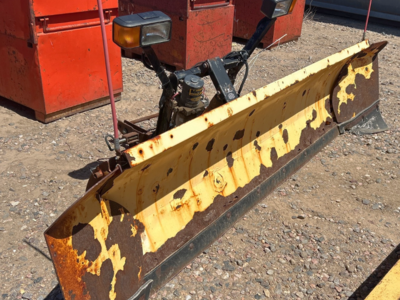 Meyer 8 ft Snow Removal Blade Plow EZ-Mount Commercial Truck Ford Chevy Dodge Ram GMC Pickup Plow Pump w/ Lights Road Clearing