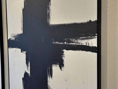 Restoration Hardware Abstract Art Large Oil Painting Picture Was $4800