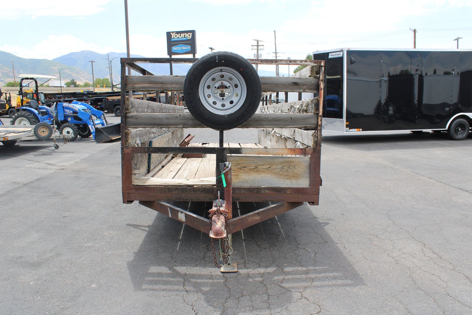 Used Flatbed Trailer High Side