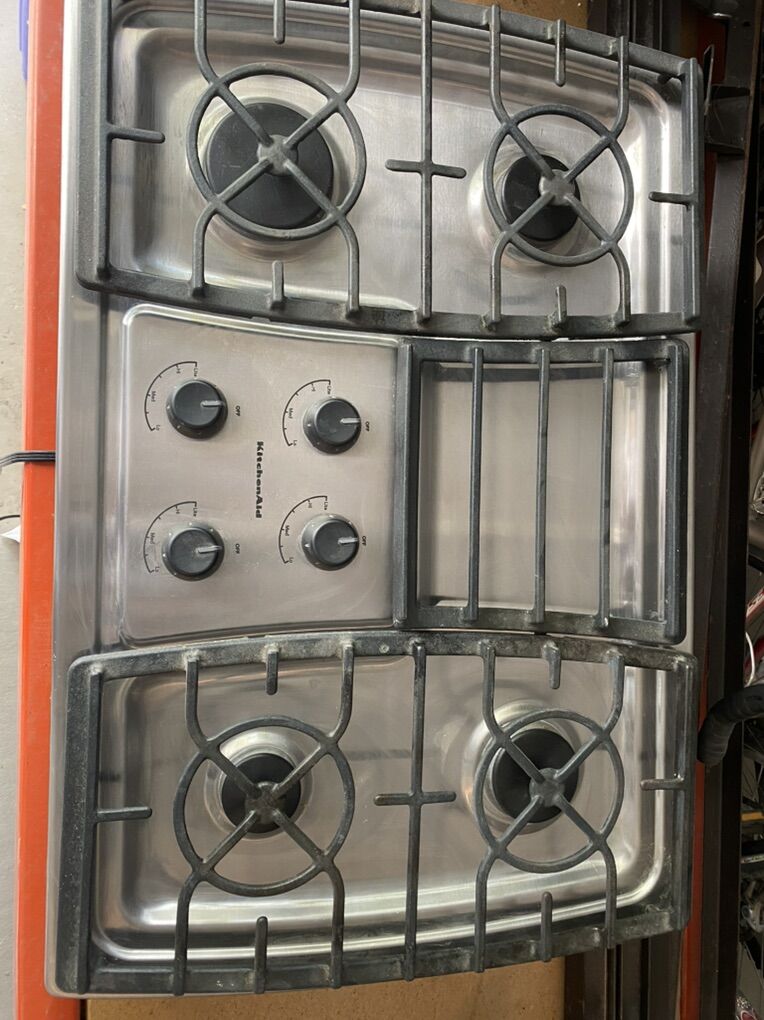 KitchenAid 4 Burner 30 Gas Stove Top