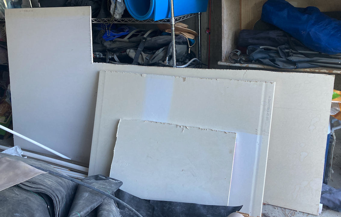 Free 3/4" wallboard - must take all