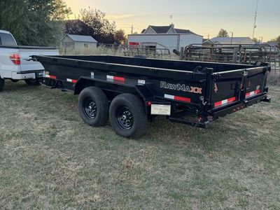 You fill we haul dump trailer dumpster service
