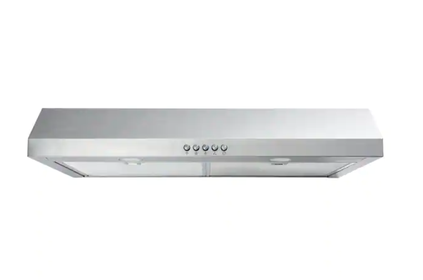 New in Box 30 in. 320 CFM Convertible Under Cabinet Range Hood in Stainless Steel with LED Lighting