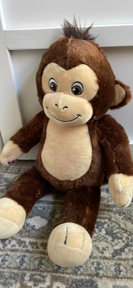 Build a bear monkey stuffed animal plush
