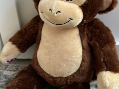 Build a bear monkey stuffed animal plush