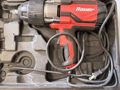 BAUER 8.5 Amp, 1/2 in. Impact Wrench with Rocker Switch