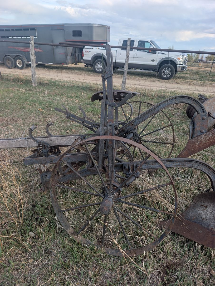 Antique John Deere plow