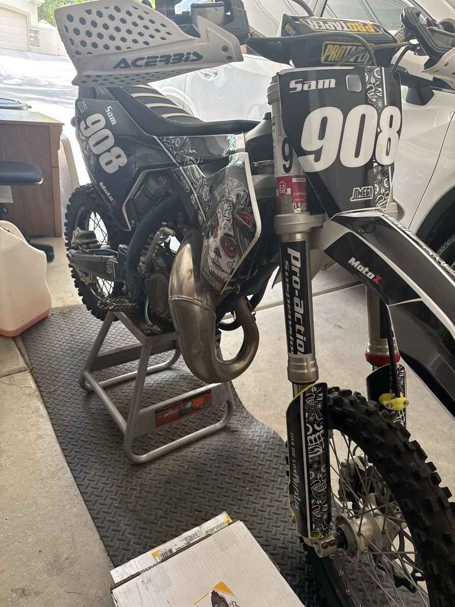 Husqvarna 85TC Dirt Bike with Acerbis Handguards & Pro-Action Suspension