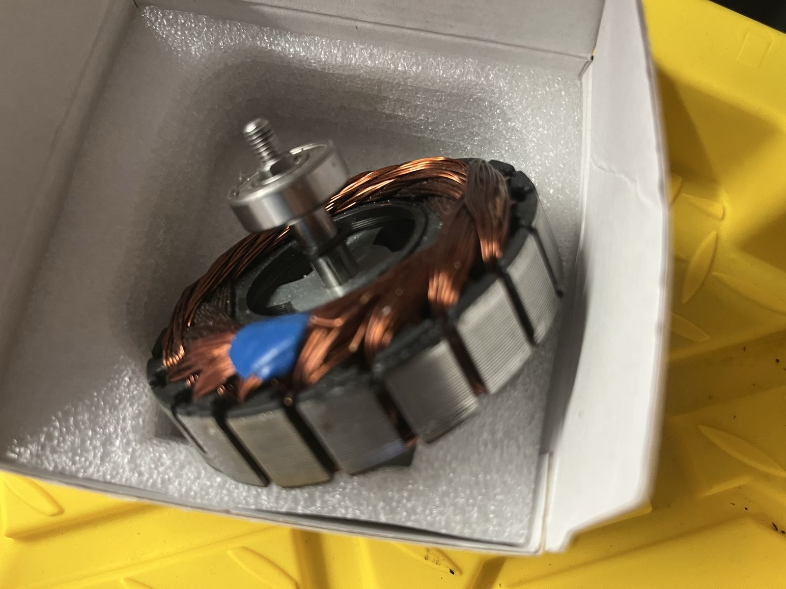 NEW Motor Stator with Copper Windings and Shaft