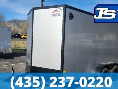 7x14 American Hauler Arrow Deluxe Enclosed Cargo Trailer - 7'0" Interior - 7K GVWR - Black Out Package
