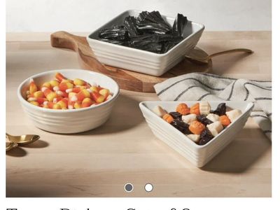 Le creuset Set Of 3 Tapas Dishes - White
