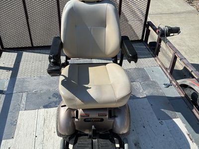 Pride Mobility Jazzy 614HD Power Wheelchair Electric Motorized Scooter Beige Seat
