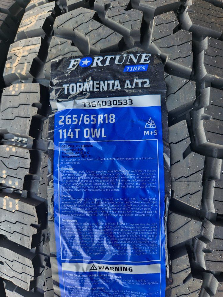 265/65r18 fortune tormenta at2