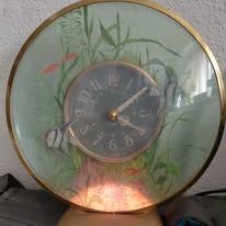 1950 Sessions angel fish clock