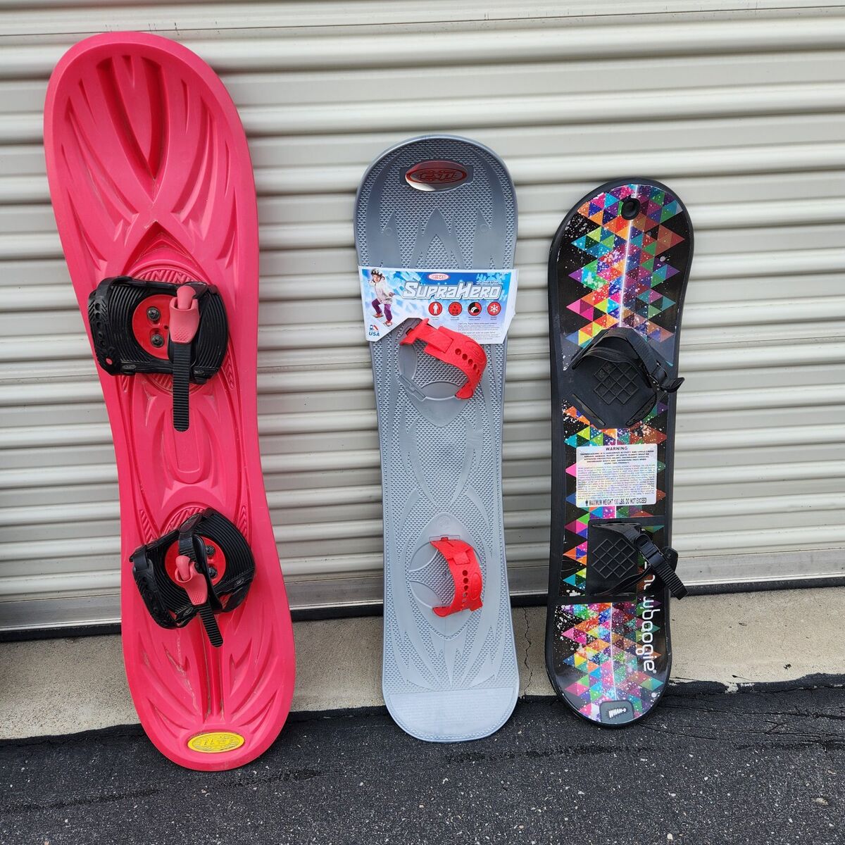 snowboard, ESP 117cm, supra  107cm, whamo boogie