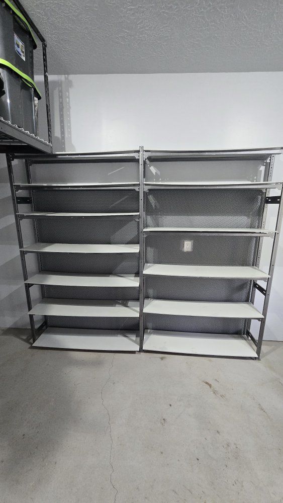 Heavy-Duty Garage Storage Shelving Unit - 84" Tall x 98" Wide - Adjustable Industrial Metal Racks