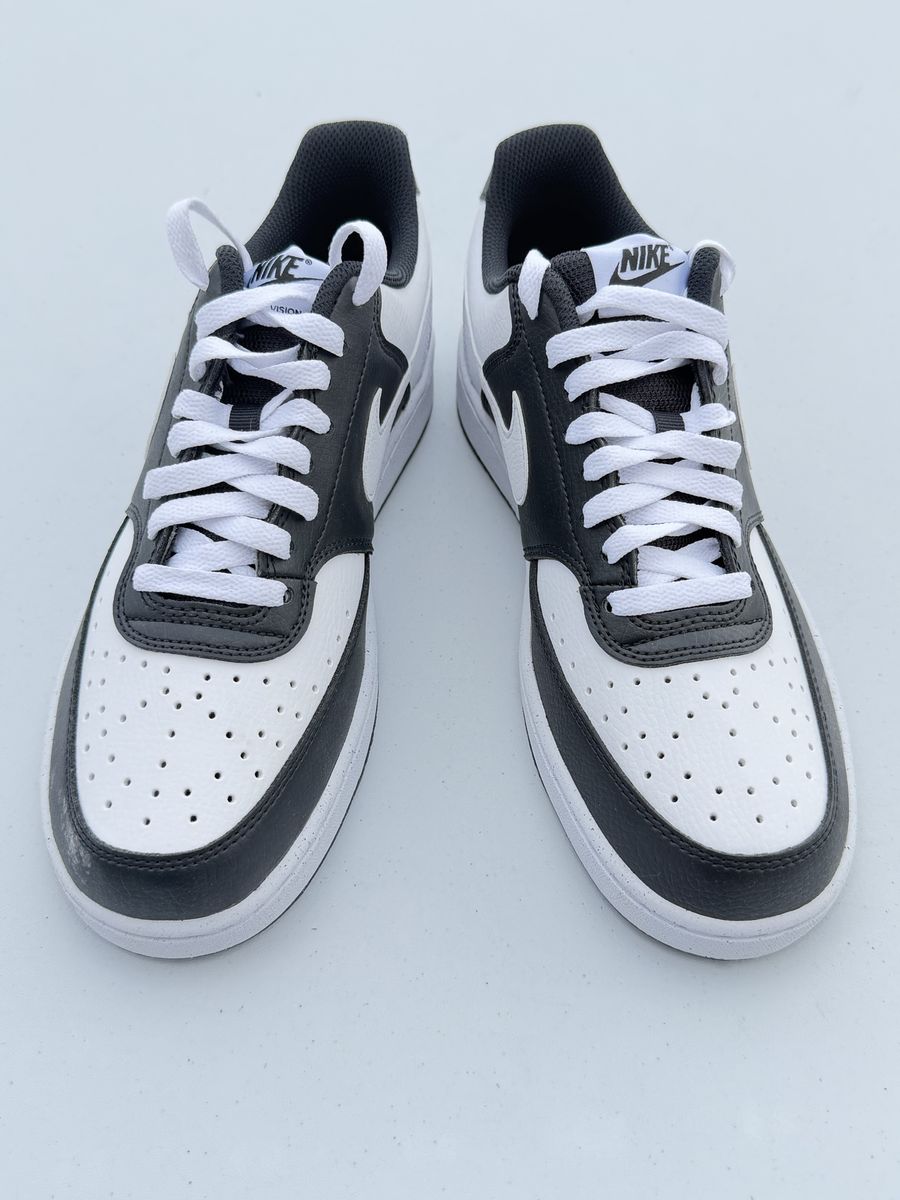 Nike Court Vision Low Shoes Men's 8.5/Women's 10 Black/White HM9862-001 New