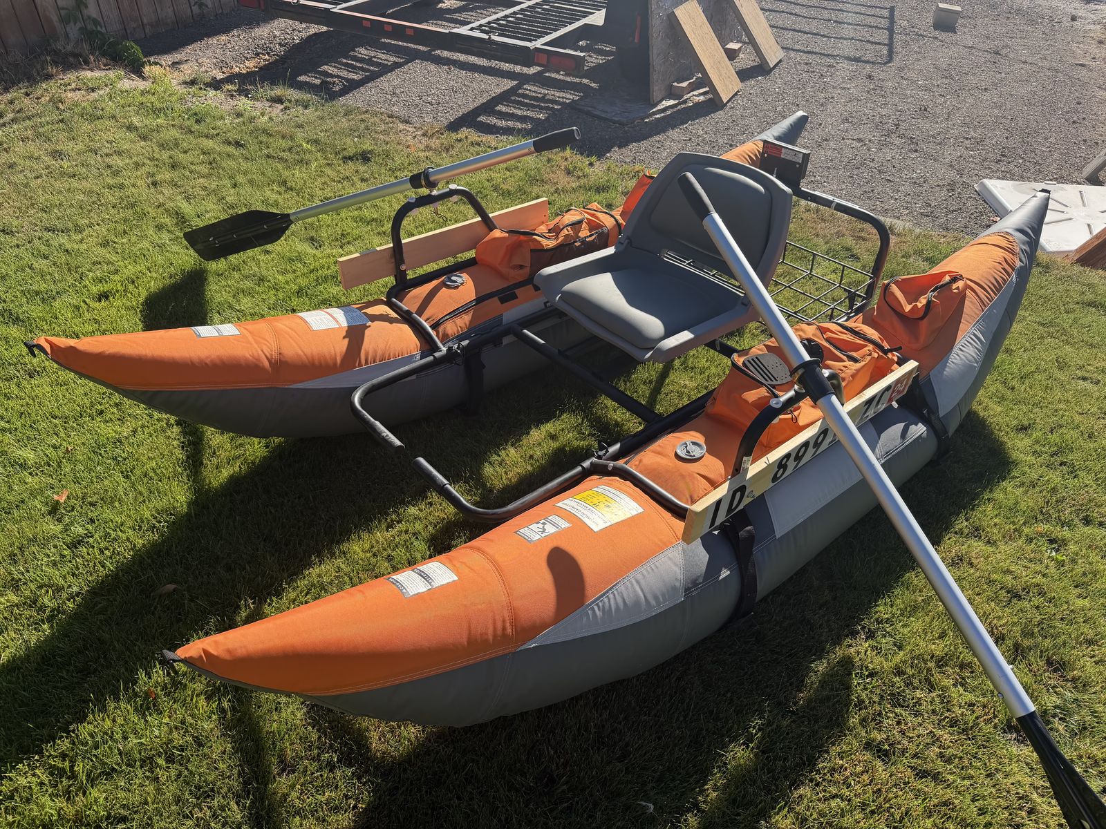 9 ft Pontoon Boat