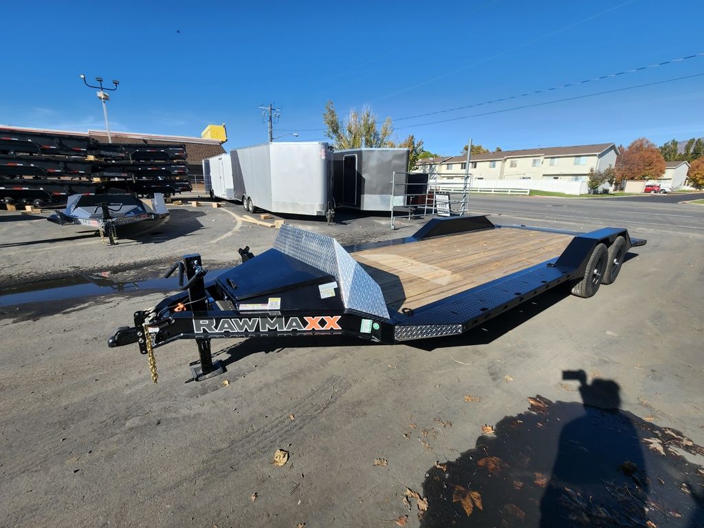 2026 RawMaxx 22' SLX 14K Car Hauler Flatbed Traile