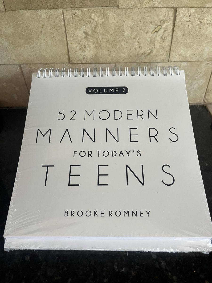 52 Modern Manners For Today's Teens, Volume 2 by Brooke Romney - Daily Calendar