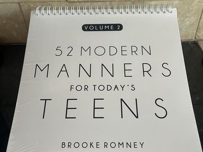 52 Modern Manners For Today's Teens, Volume 2 by Brooke Romney - Daily Calendar