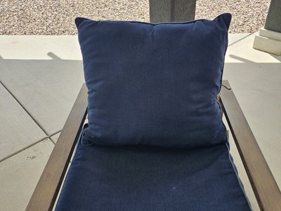 Set of 2 Nautica Home Indoor/Outdoor Deep Seat Cushion Set 24"x24" - Weather/Fade Resistant Sunbrella Fabric