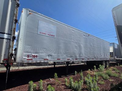 1965 Strick 40ft rollup door STORAGE enclosed dry van trailer for sale