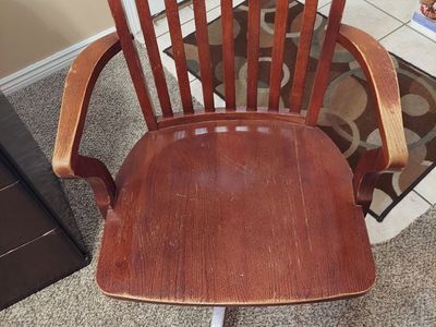 Vintage office desk arm chair. Must sell this weekend!