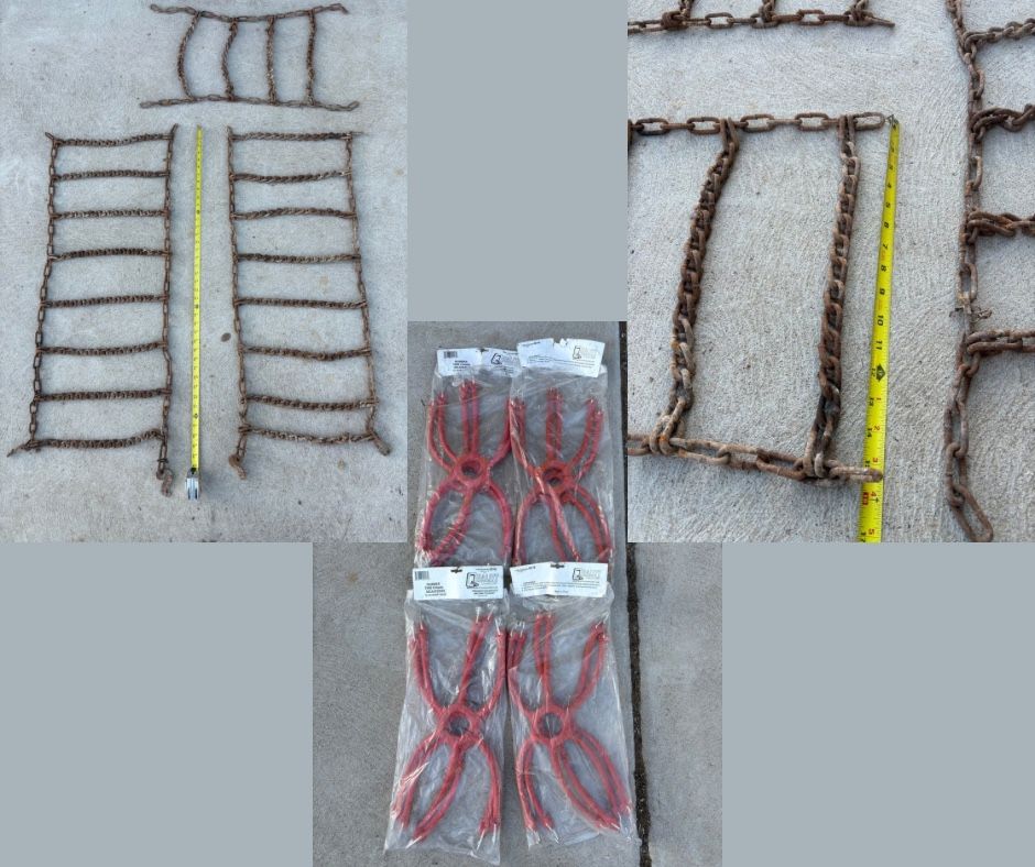 Set of Heavy Duty Ladder Style Tire Chains