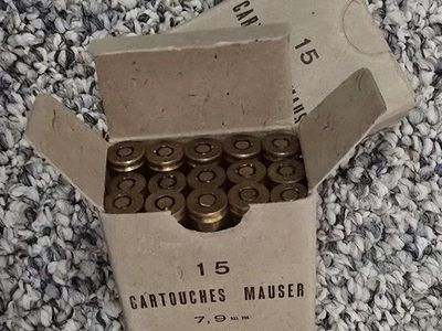 Mauser 7.9mm Ammo.