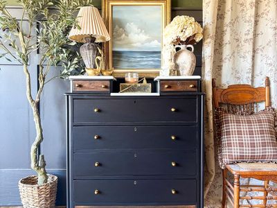 *FREE DELIVERY* Victorian 1870-1890 Eastlake Marble & Wood Chest of Drawers/Dresser