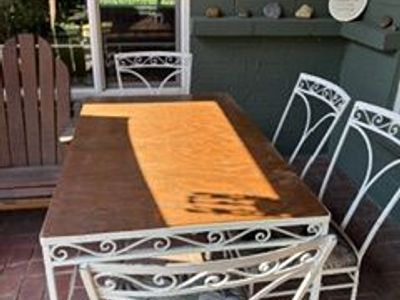 Free Patio Table and Chairs