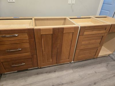 Cherry Cabinets Set