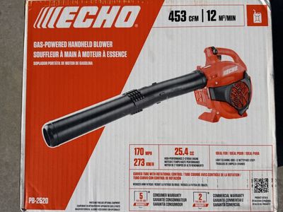 NEW Echo PB-2520 25.4cc Gas-Powered Handheld Leaf Blower