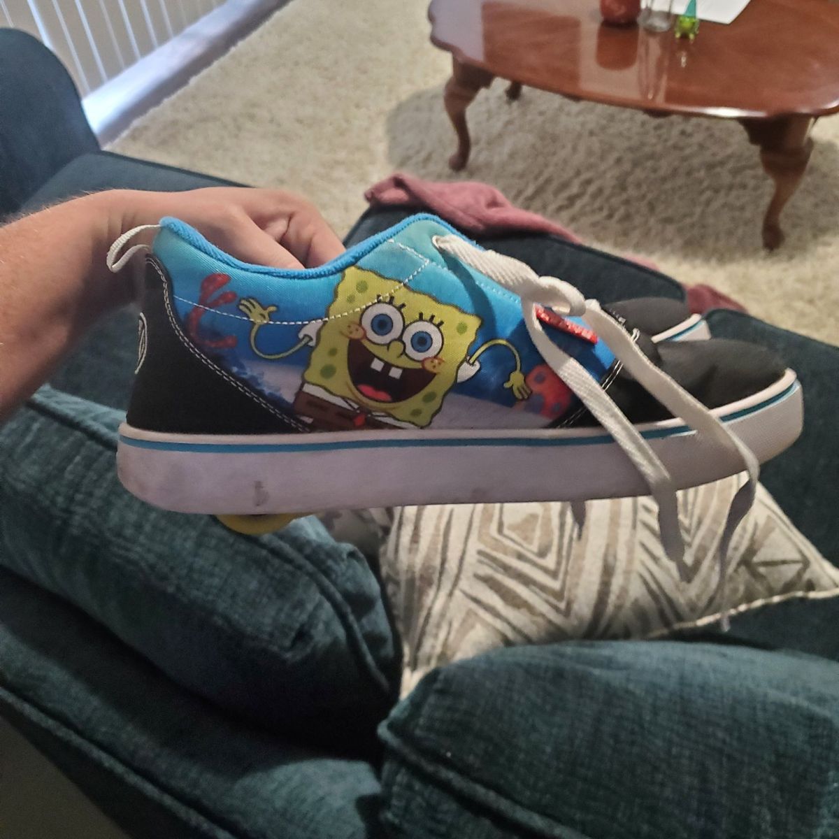 SpongeBob heelie shoes