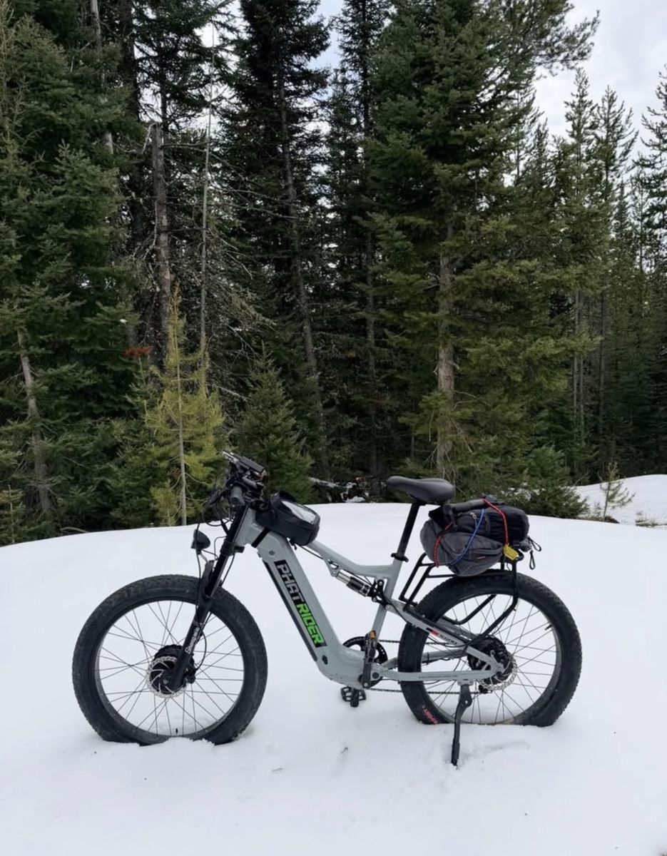 Phat Rider Dual 1000W Fat Wheel E-bike, Full Suspension, 20AH Samsung Battery, 200 Miles with second battery