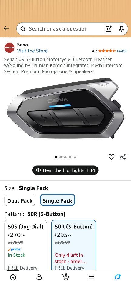 Sena intercom 50R