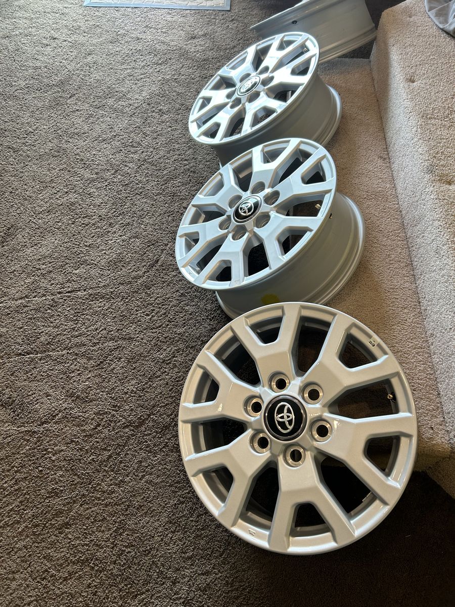 NEW OEM TOYOTA  WHEELS-TIRES 17” 