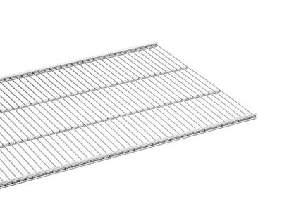 Set of 5 Elfa Ventilated Wire Shelves (2 ft x 16 in) - Platinum/Silver
