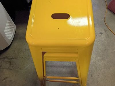 2 Yellow Barstools