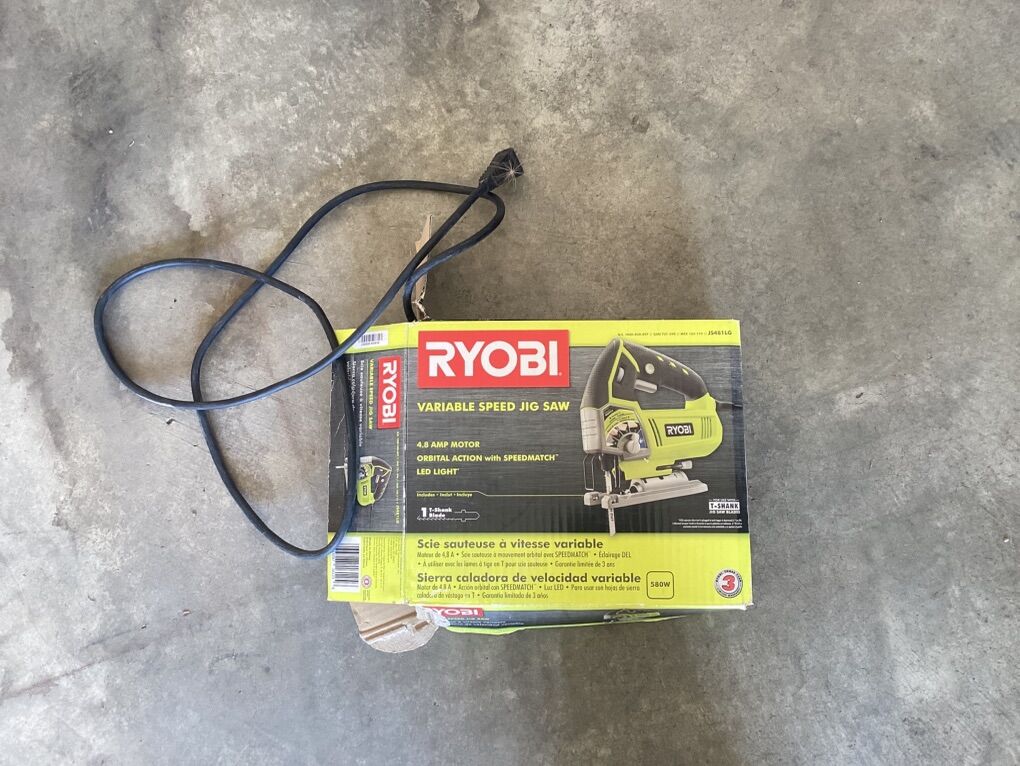 Ryobi 4.8 Amp Variable Speed Jig Saw
