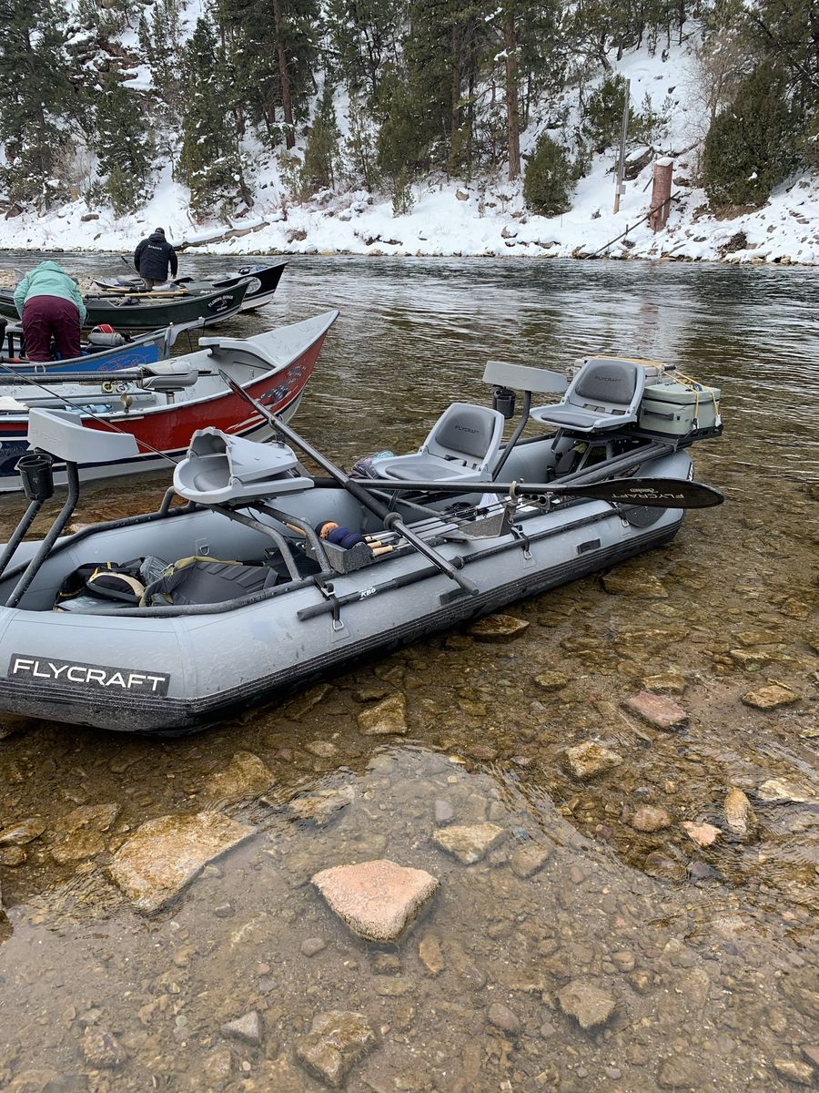 Flycraft Guide Pro 3-man Drift Boat Package + Trailer