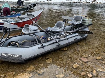Flycraft Guide Pro 3-man Drift Boat Package + Trailer