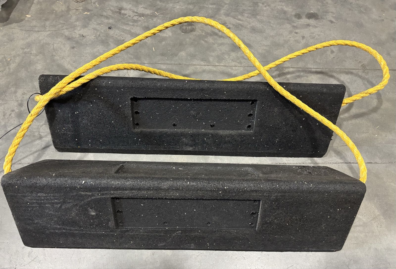 New set of Heavy Duty Rubber Wheel Chocks 24x6x7