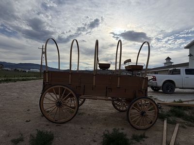 Amish built wagon