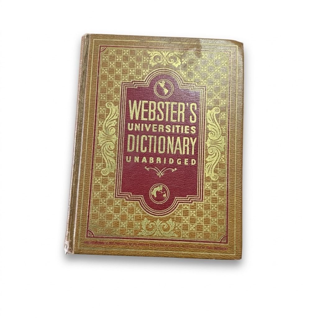 1942 Webster’s Universities Dictionary Unabridged