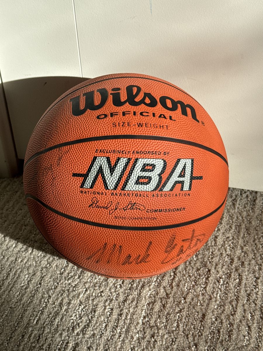 Rare Autographed Utah Jazz Basketball