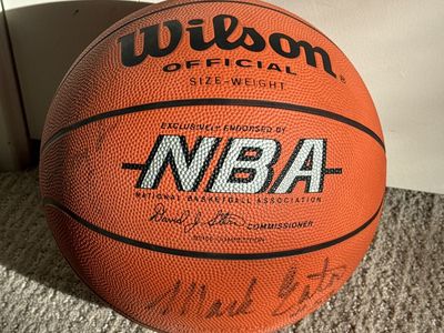 Rare Autographed Utah Jazz Basketball