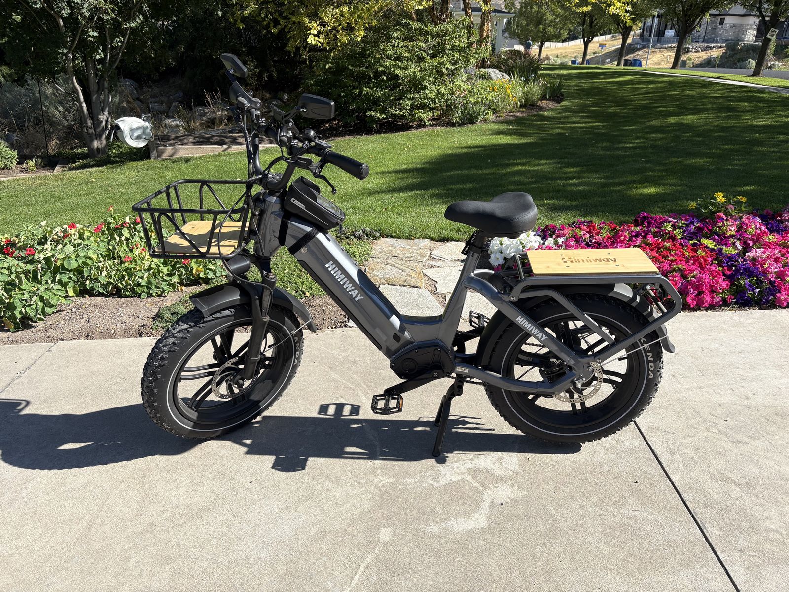 Himiway Big Dog Electric Cargo Bike - Gray